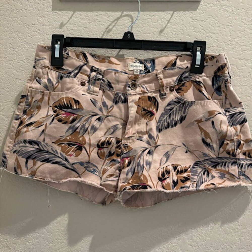 Madewell Women's Cut Off Short, 2" inseam, 100% Cotton, Size 28